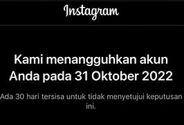 Instagram Ditangguhkan